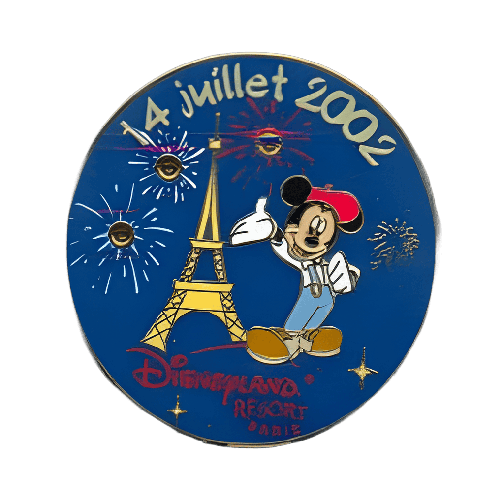 14 juillet 2002 Mickey Fireworks at Eiffel Tower Disney pin