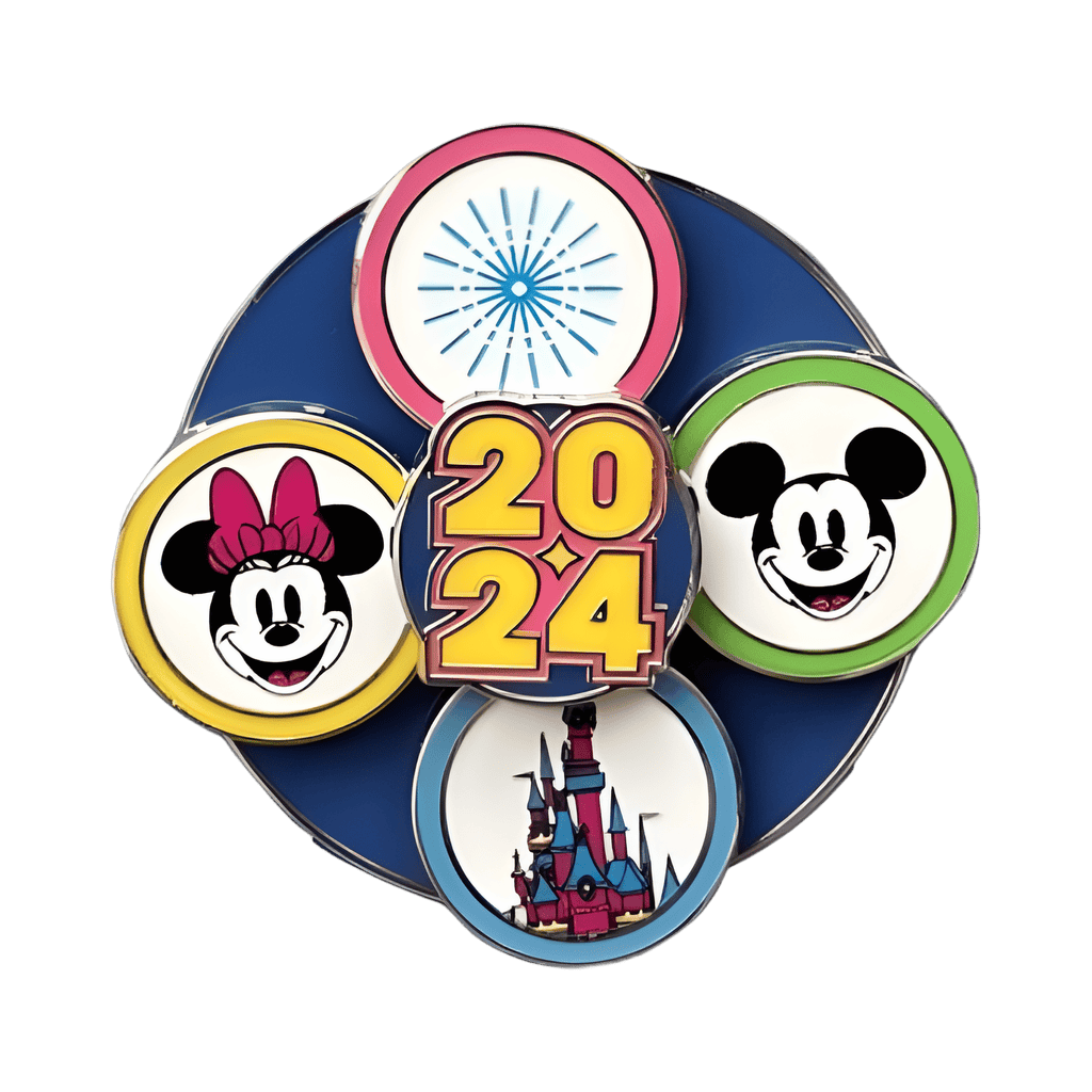 Brave New World Dated Collection - Mickey and Minnie Fireworks Spinner Disney pin
