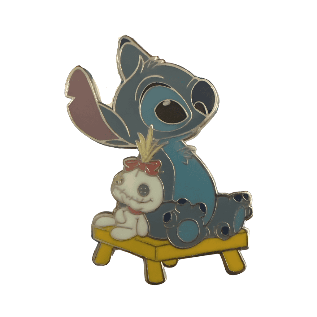 Stitch and Scrump Disney pin