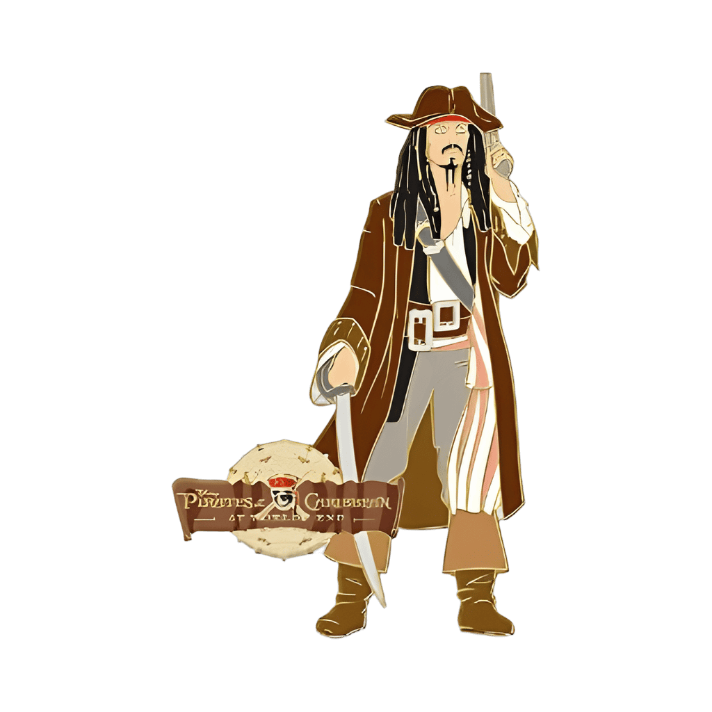 Captain Jack Sparrow Disney pin