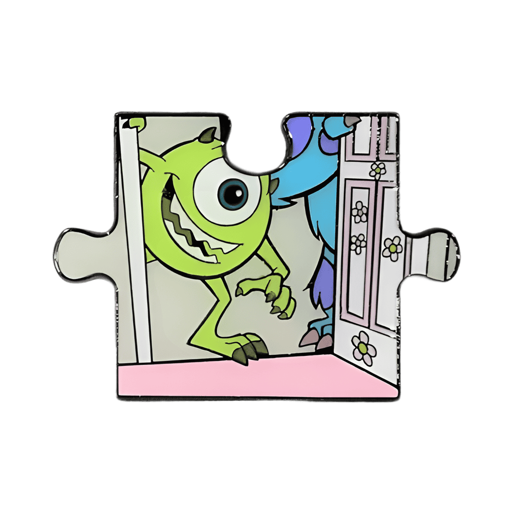 Mike Wazowski Puzzle Piece Disney pin