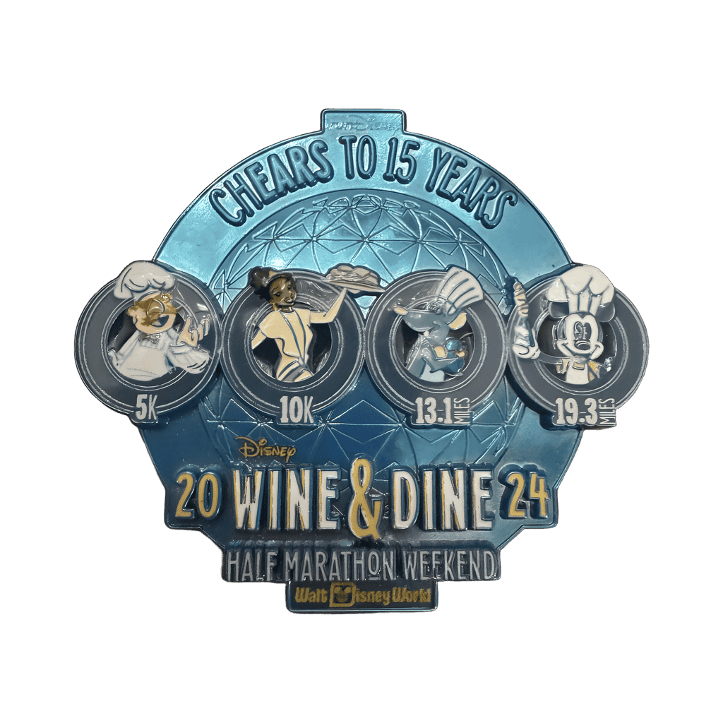 2024 Wine & Dine Half Marathon Weekend 15 Years: Remy & Friends Disney pin