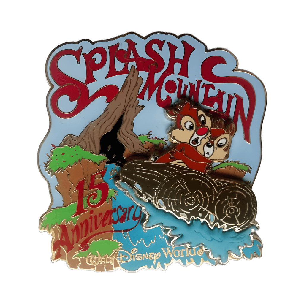 Splash Mountain 15th Anniversary - Chip 'n' Dale Disney pin