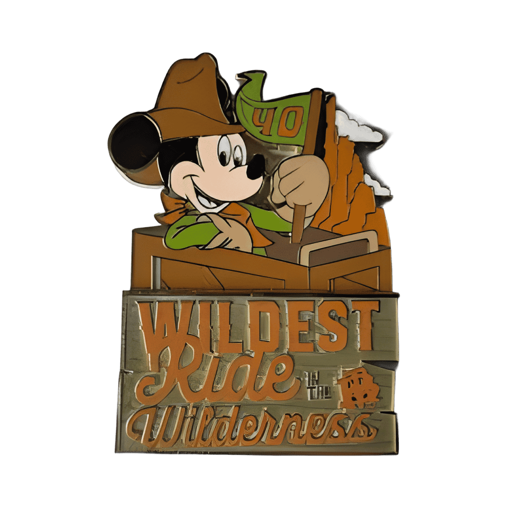 40th Anniversary - Wildest Ride in the Wilderness Disney pin