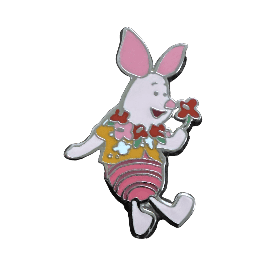 Piglet with Flowers Disney pin