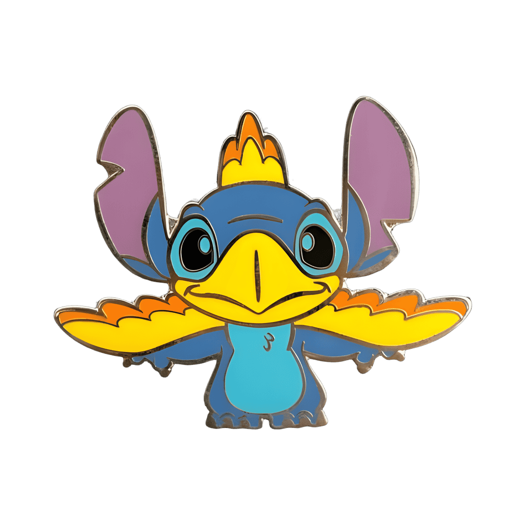 Tiki Bird Stitch Disney pin