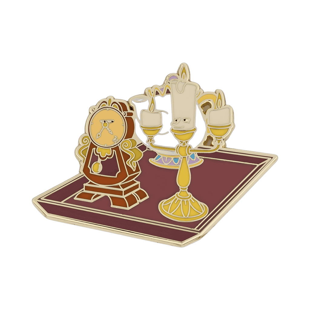 Cogsworth & Lumière Disney pin