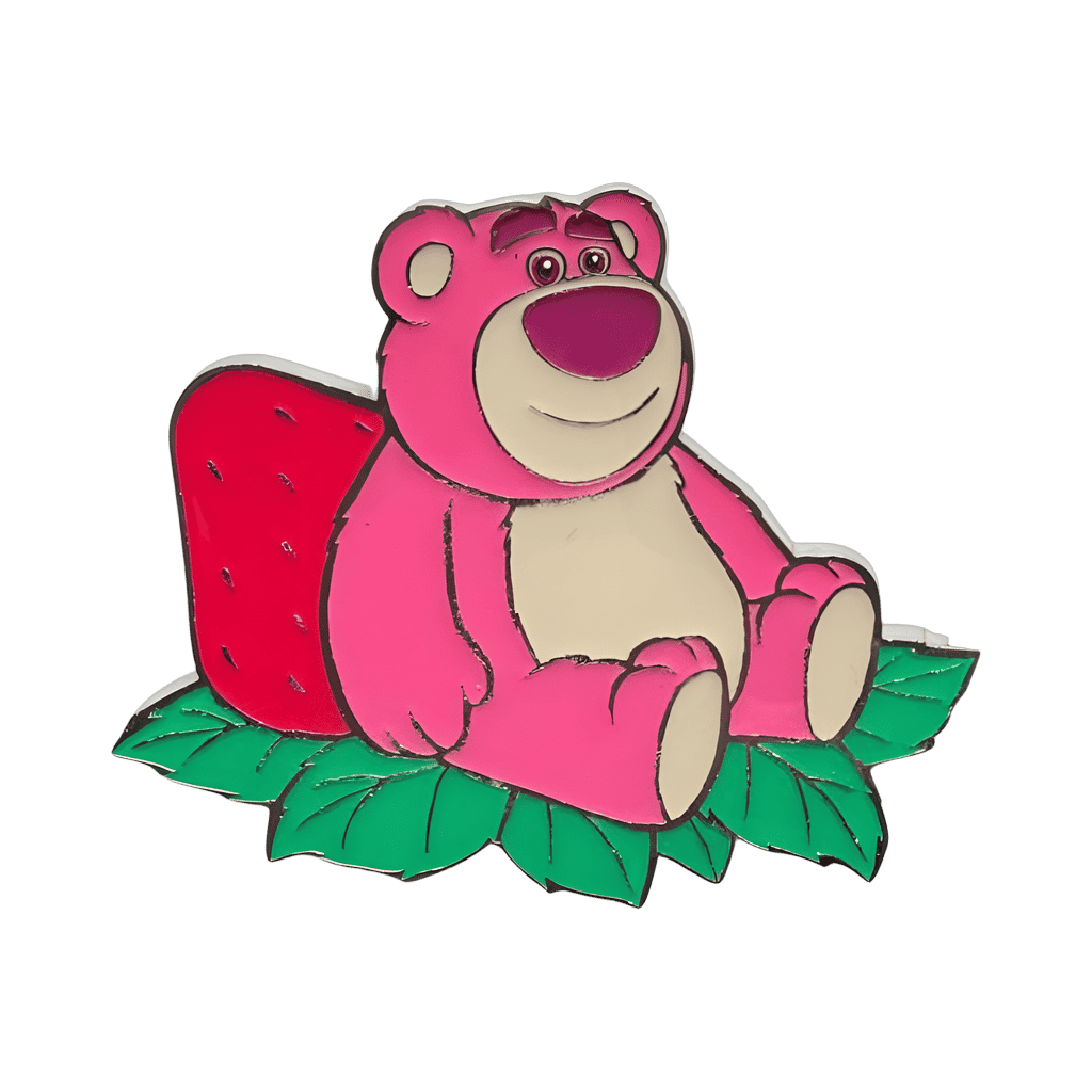 Lotso with strawberry Disney pin