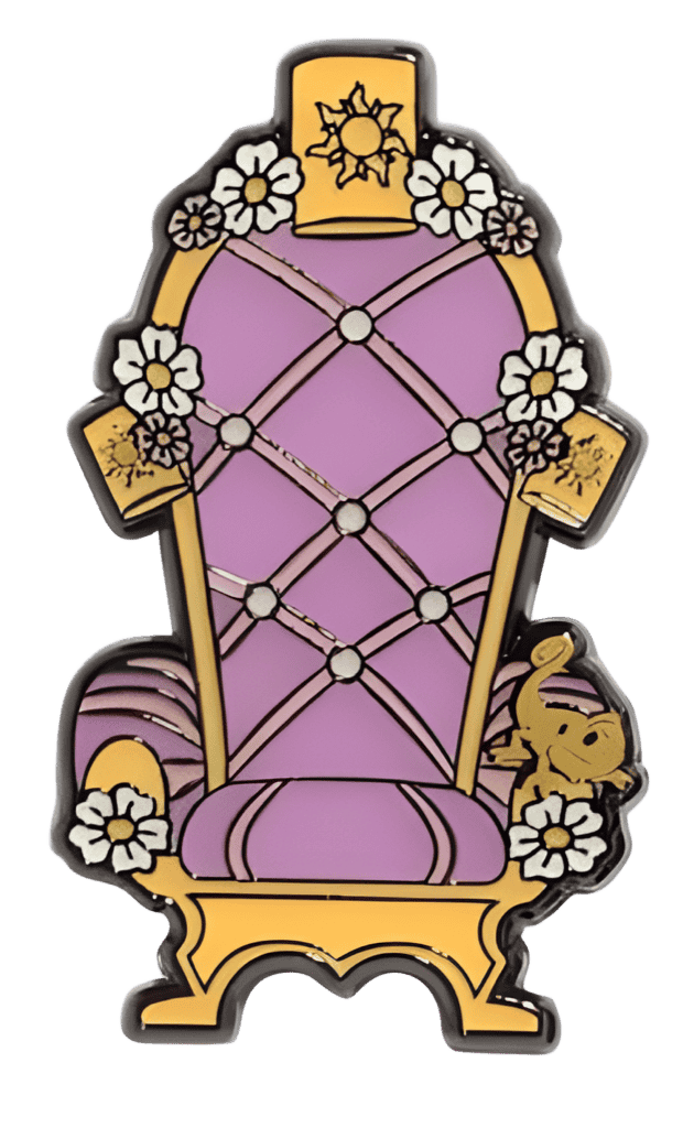 Rapunzel Throne Disney pin