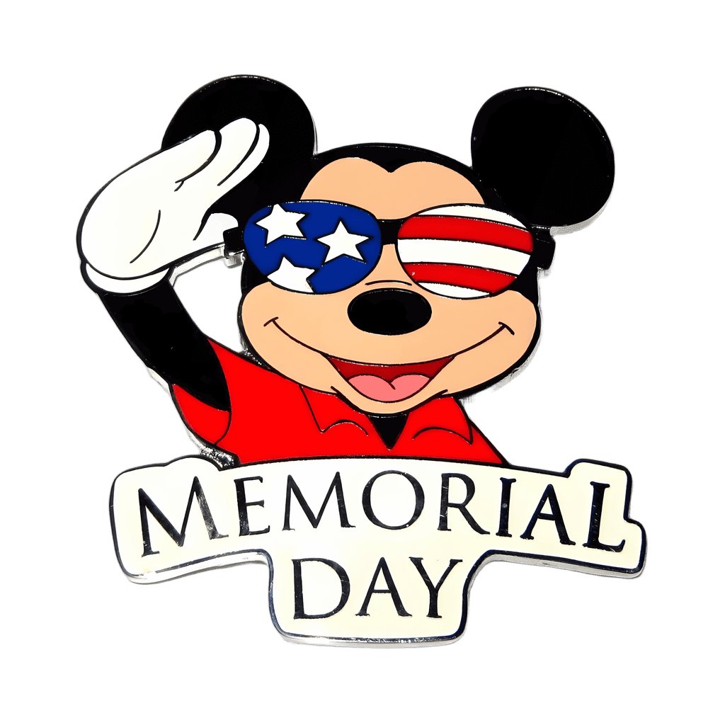Mickey Salutes Memorial Day - Sunglasses Disney pin