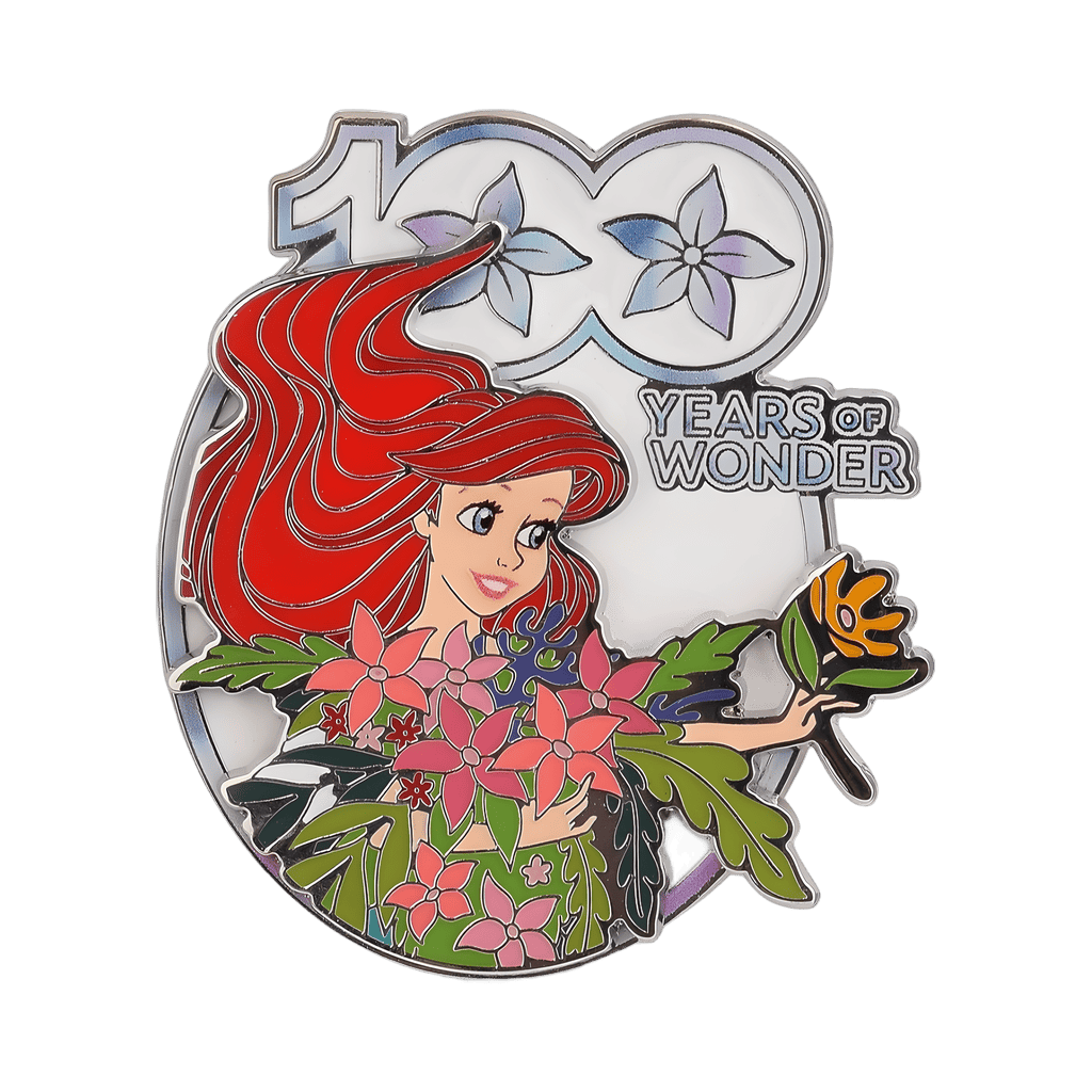 Ariel with Flowers Disney pin