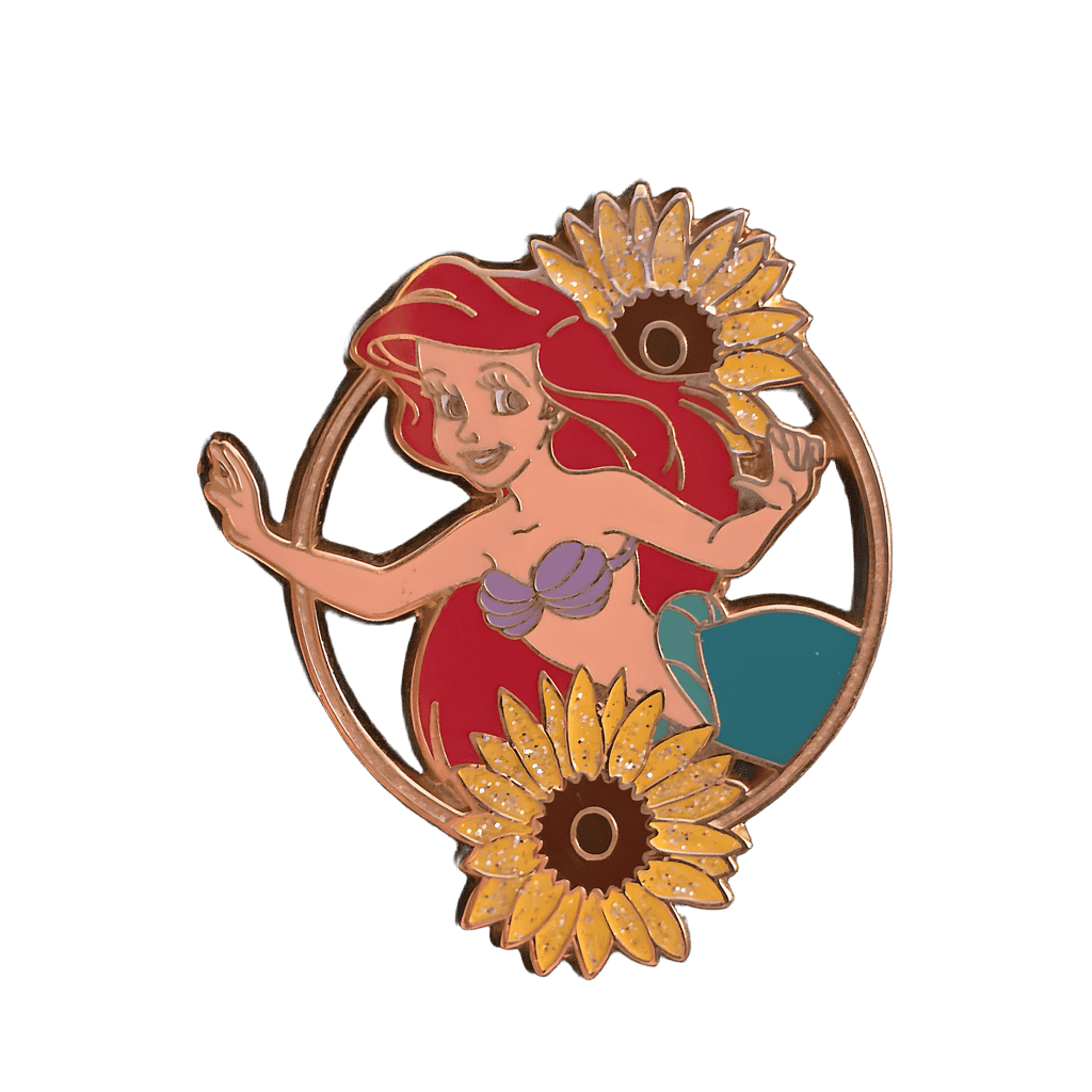 Ariel with Sunflowers Disney pin
