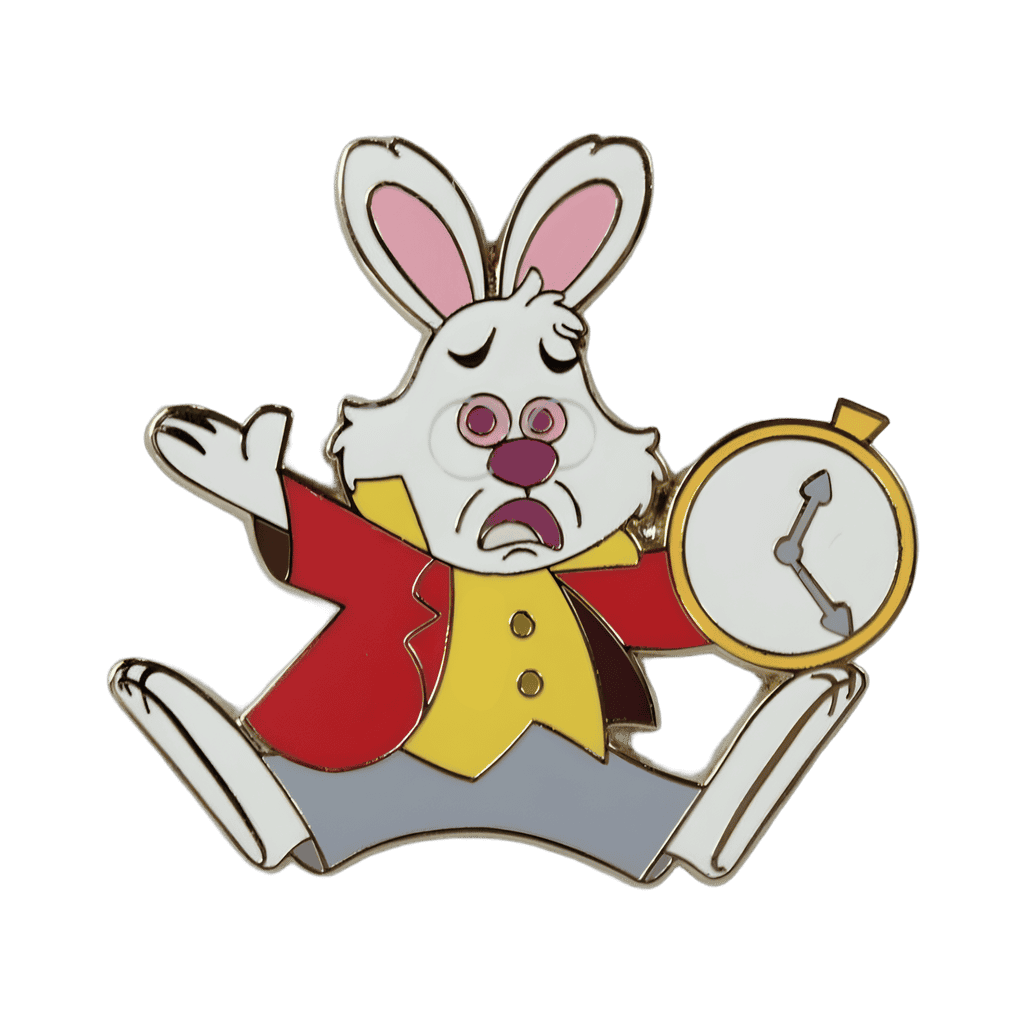 White Rabbit Disney pin
