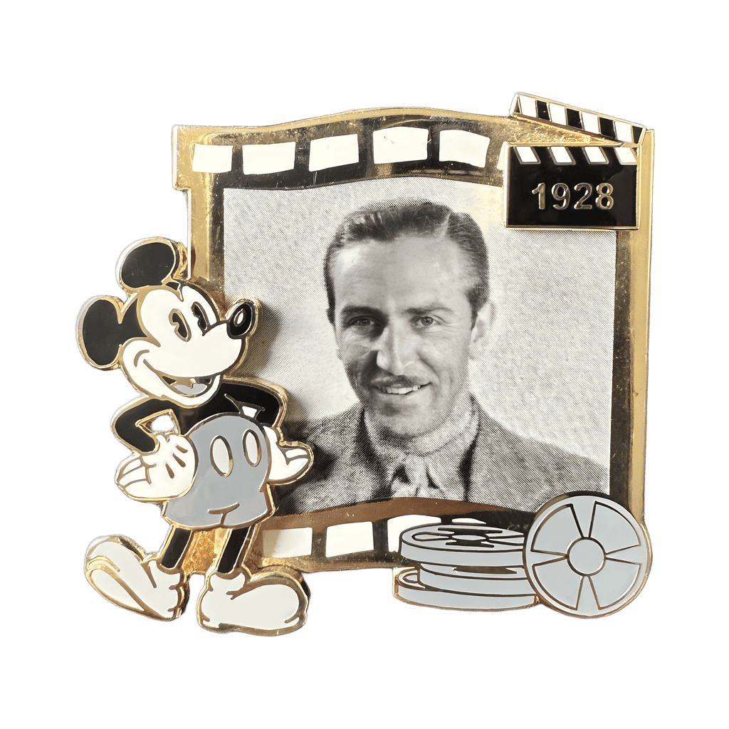 Mickey, Walt - Filmstrip - 1928 Disney pin