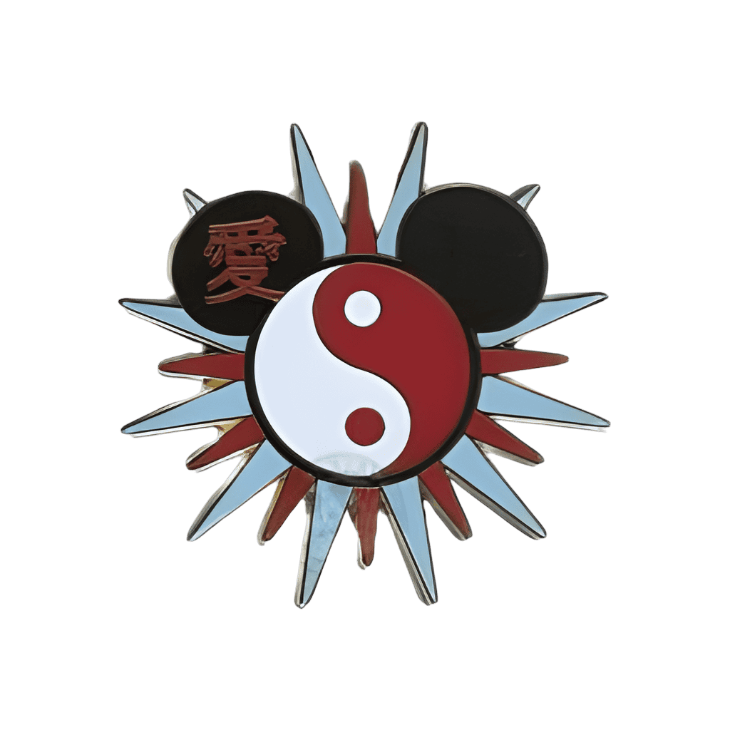Love Symbol with Yin Yang Disney pin