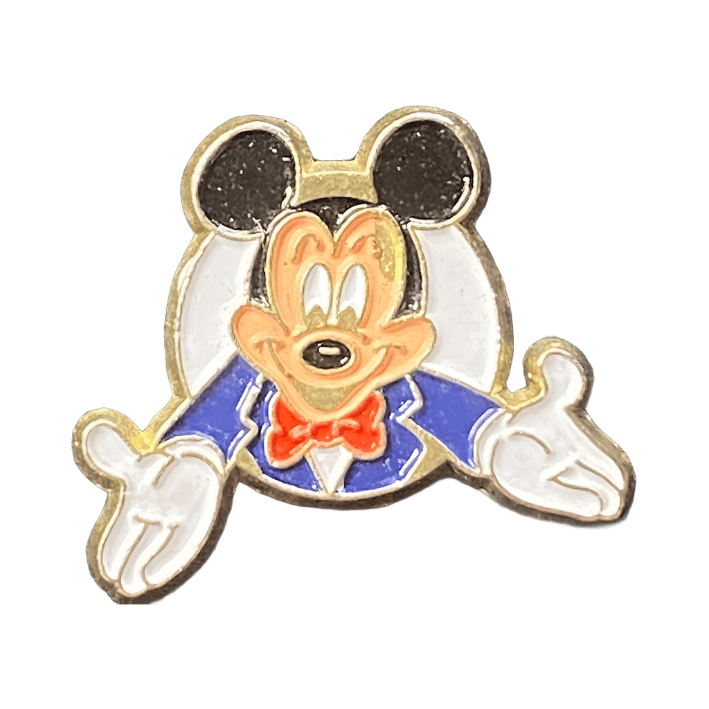 GWP - Mickey with Blue Jacket in White Circle Disney pin