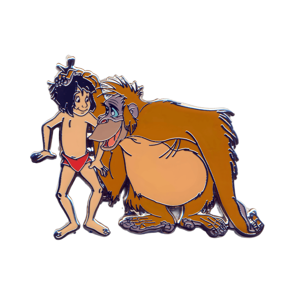 King Louie and Mowgli Disney pin