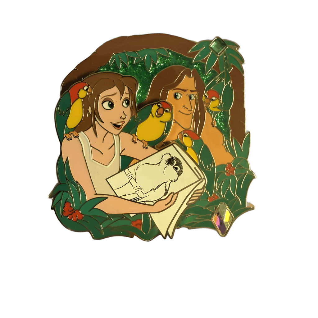 20 Years of Disney Pin Trading — Tarzan and Jane Disney pin