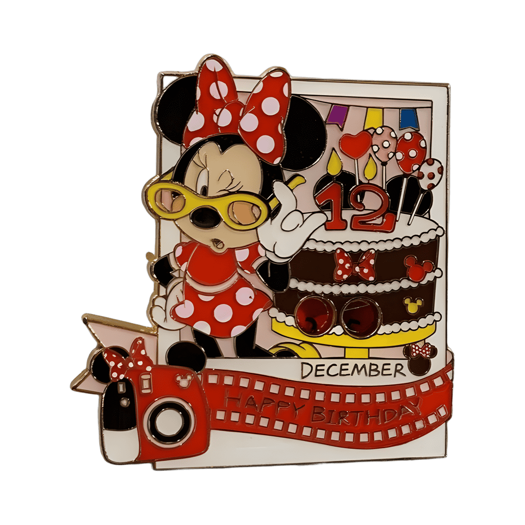 December - Minnie Mouse Disney pin