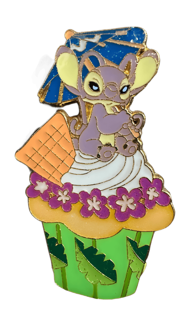 Angel on Cupcake Disney pin