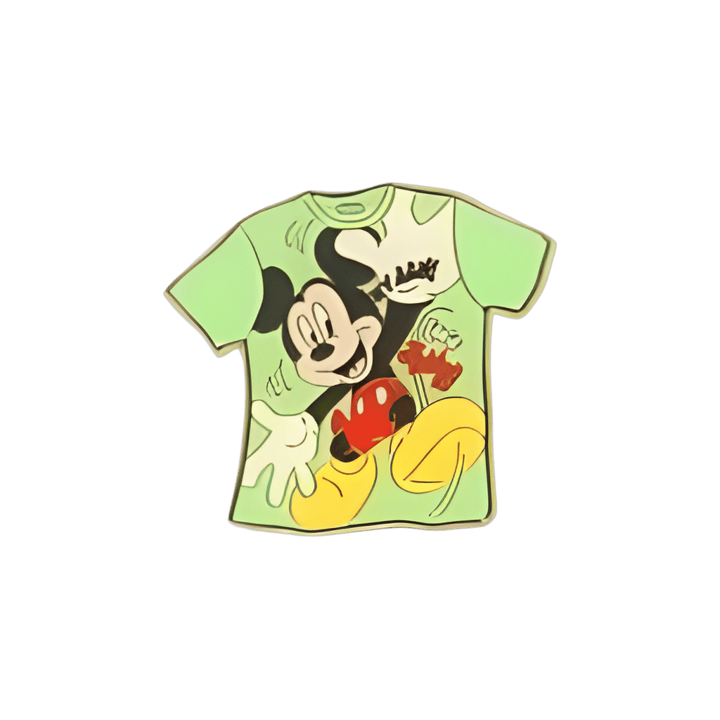 Green Mickey Shirt Disney pin