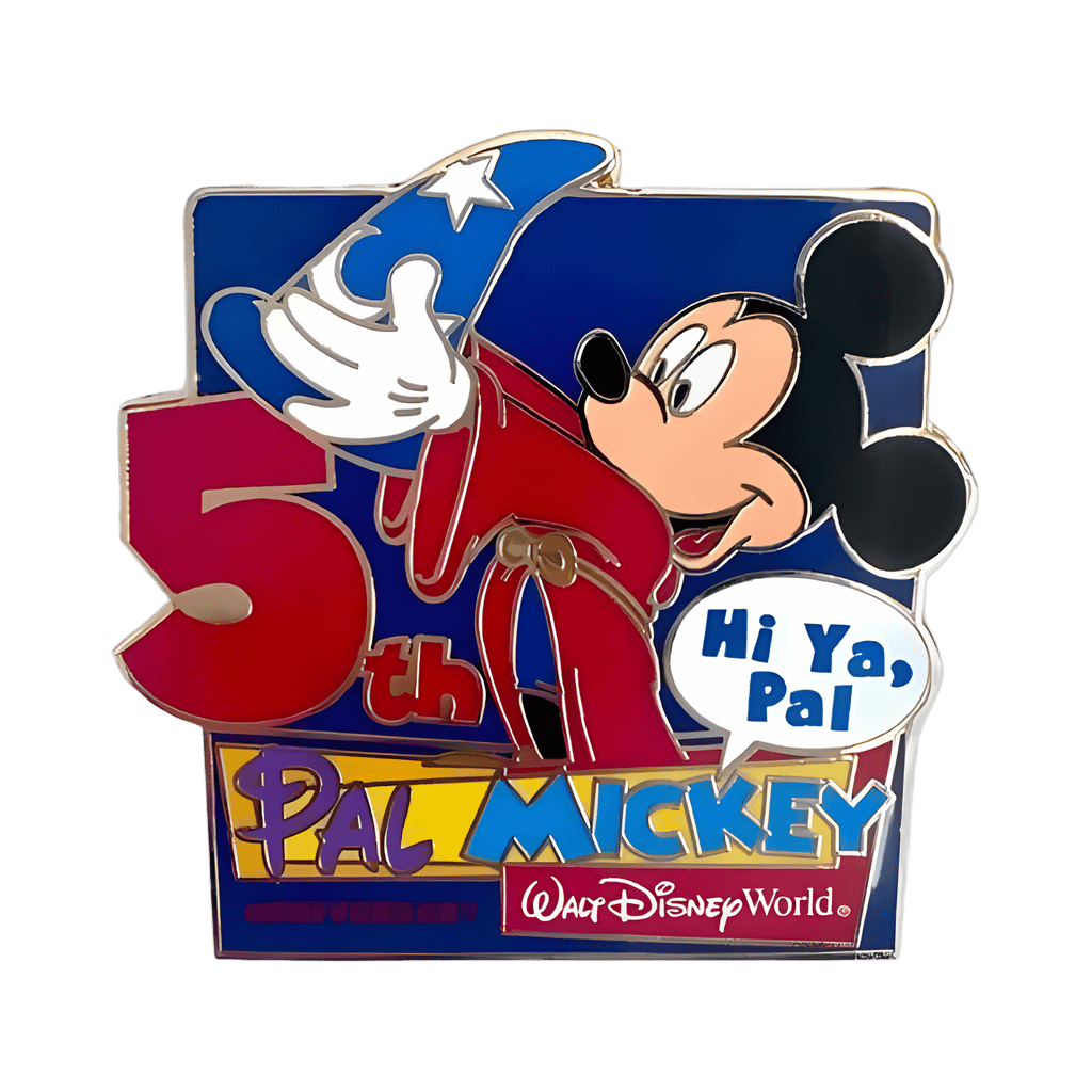 Sorcerer Mickey - 5th Anniversary - Hi Ya Pal! Disney pin