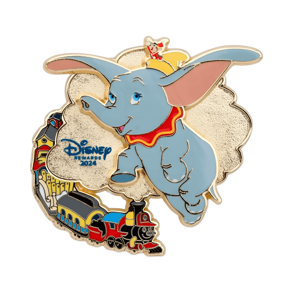 Dumbo, Timothy Mouse, and Casey Jr. Disney pin