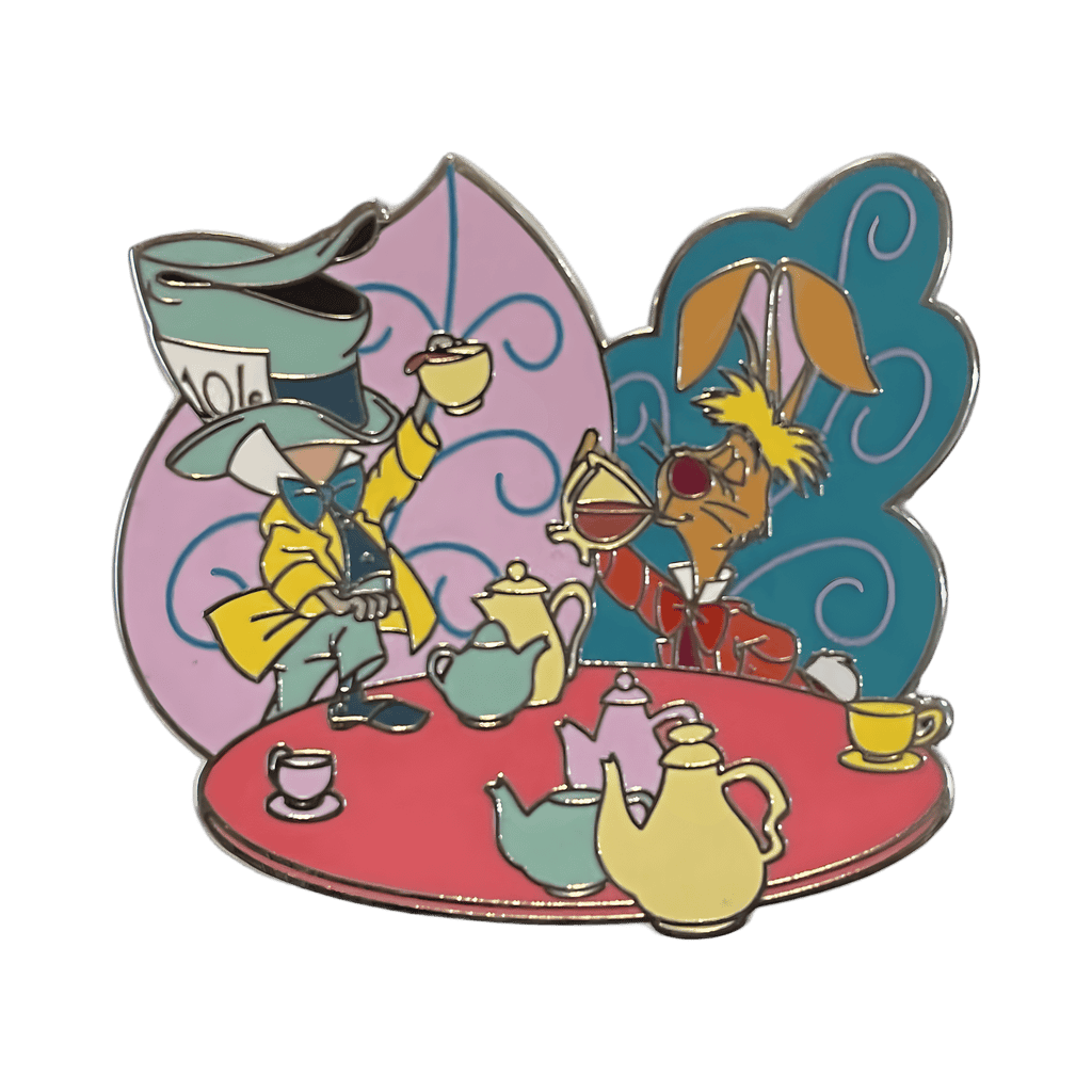 Mad Hatter and March Hare at Tea Party Disney pin