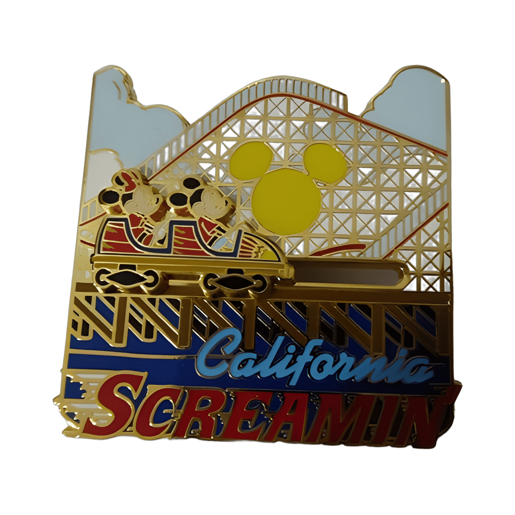 Mickey & Minnie Launch Slider (Yellow Mickey Icon Version) Disney pin