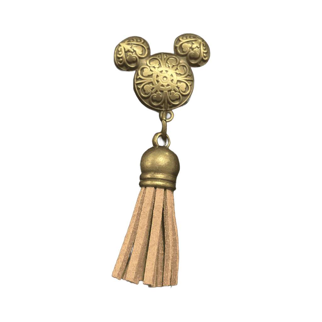 Mickey Icon with Leather Tassel Disney pin
