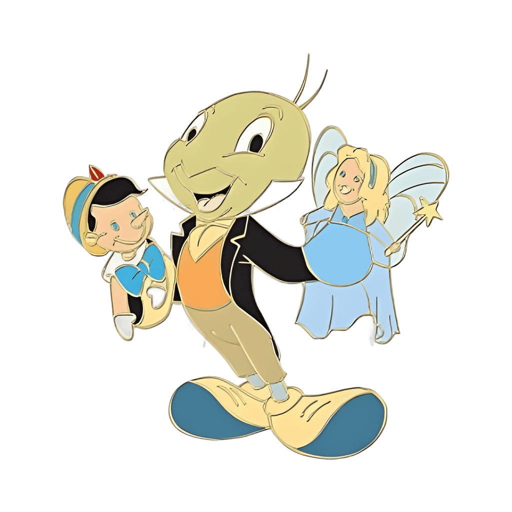 Jiminy, Pinocchio and Blue Fairy Disney pin