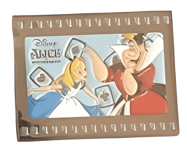Alice and Queen of Hearts Disney pin