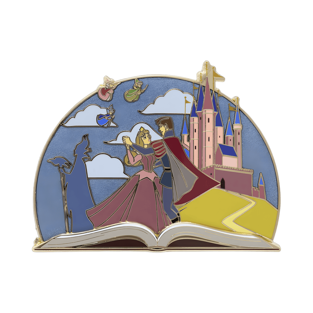 Prince Phillip, Aurora - Sleeping Beauty - Jumbo Disney pin