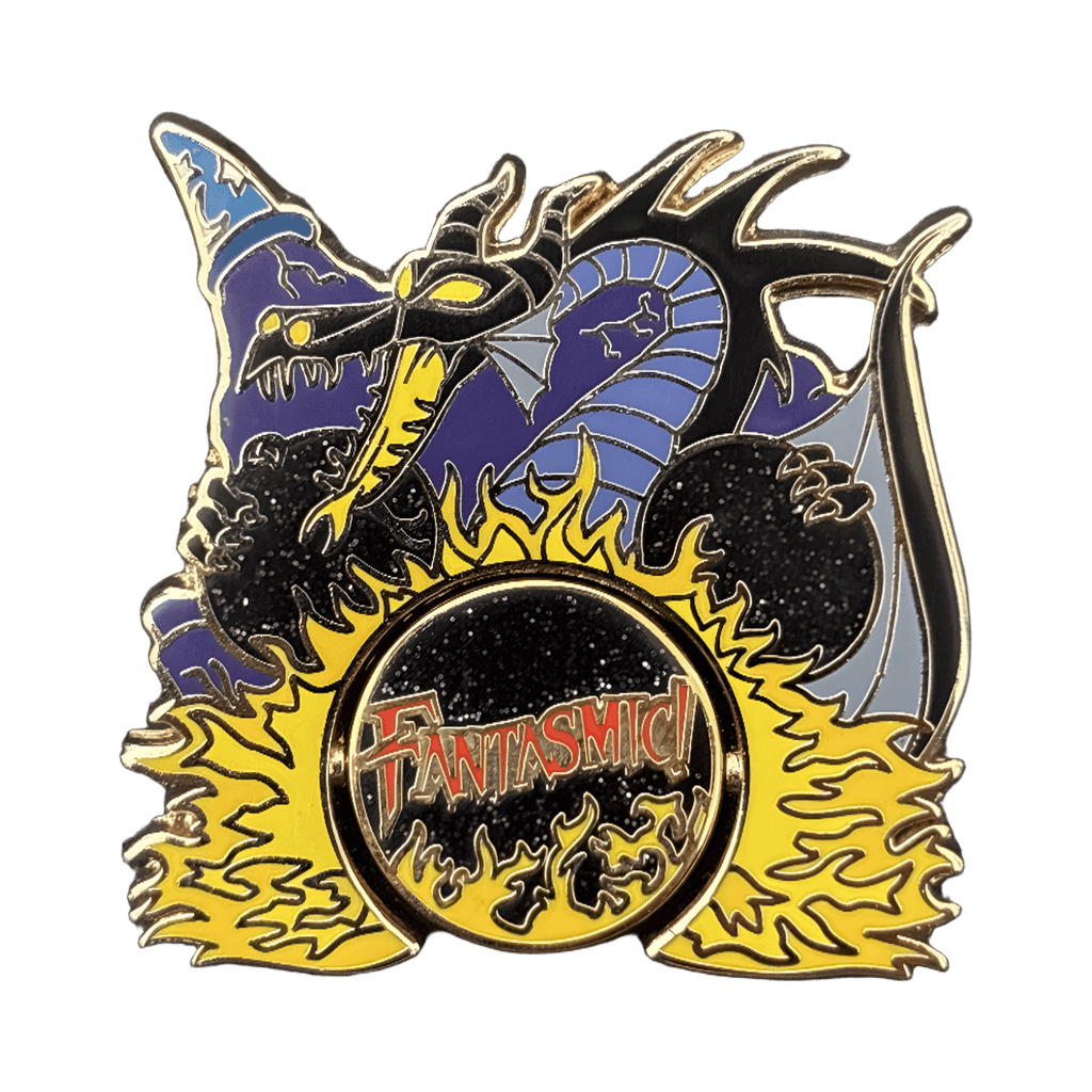 Maleficent and Mickey Fantasmic Disney pin