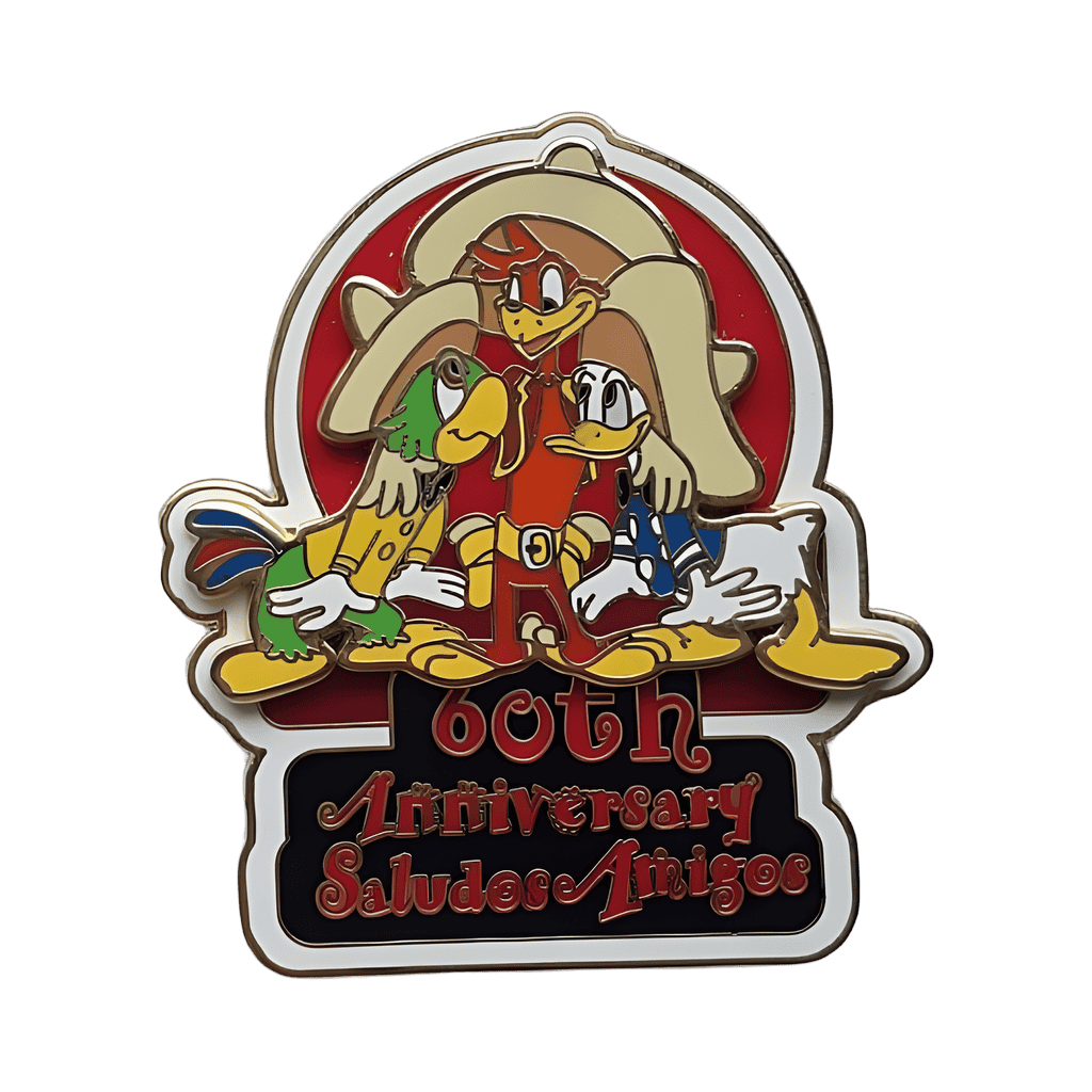 Saludos Amigos 60th Anniversary -Three Caballeros Disney pin