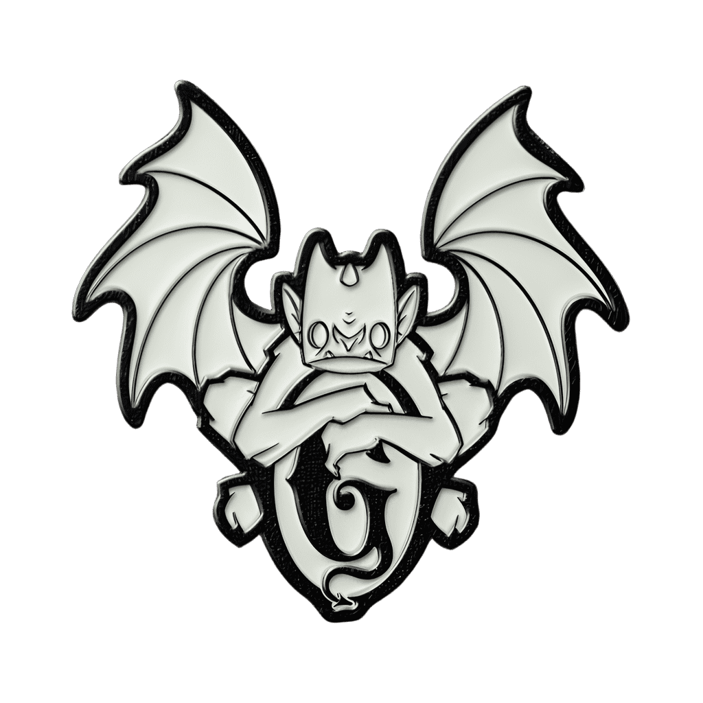 Glow-in-the-Dark Gargoyle Disney pin