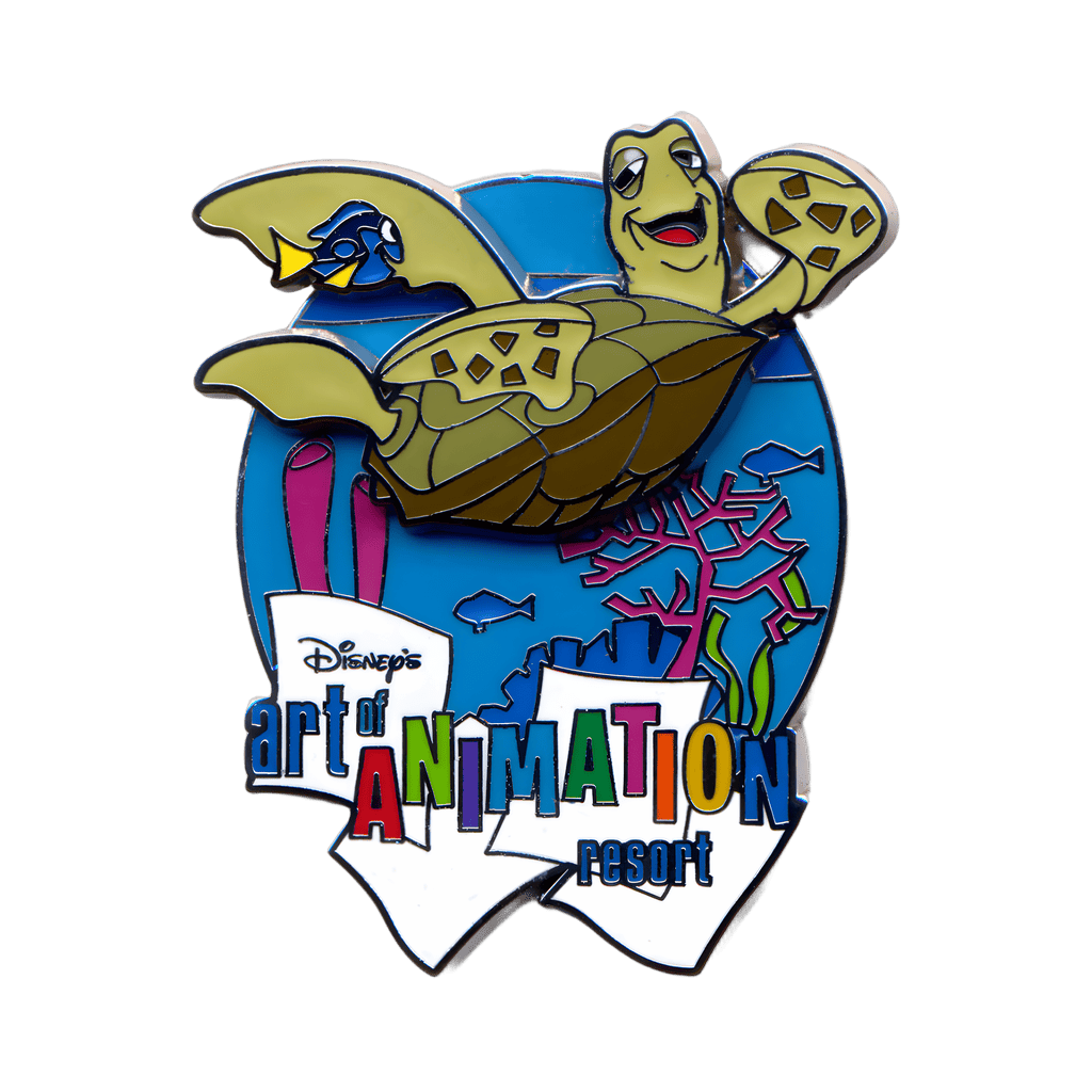 Crush and Dory Disney pin