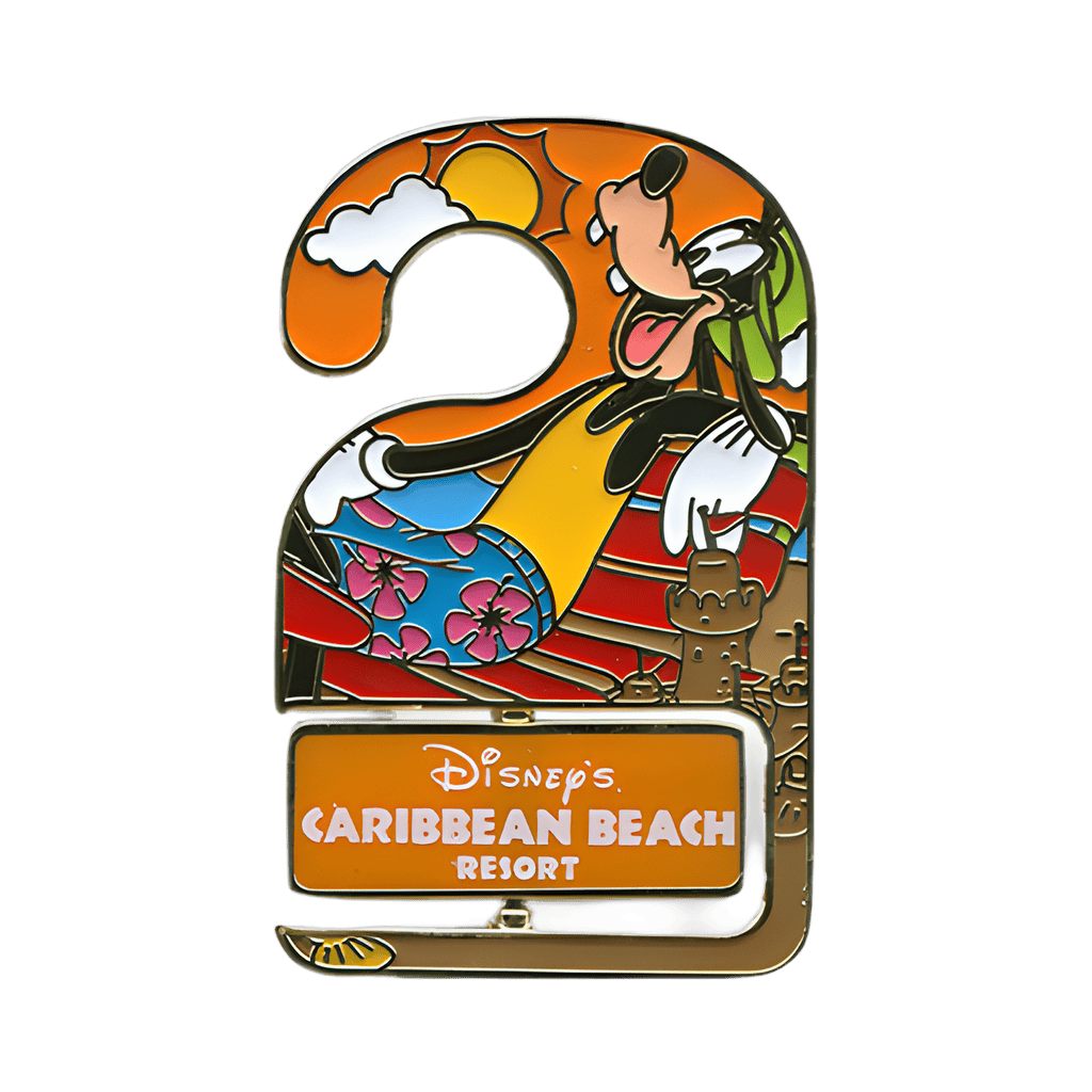 Caribbean Beach Resort - Goofy Disney pin