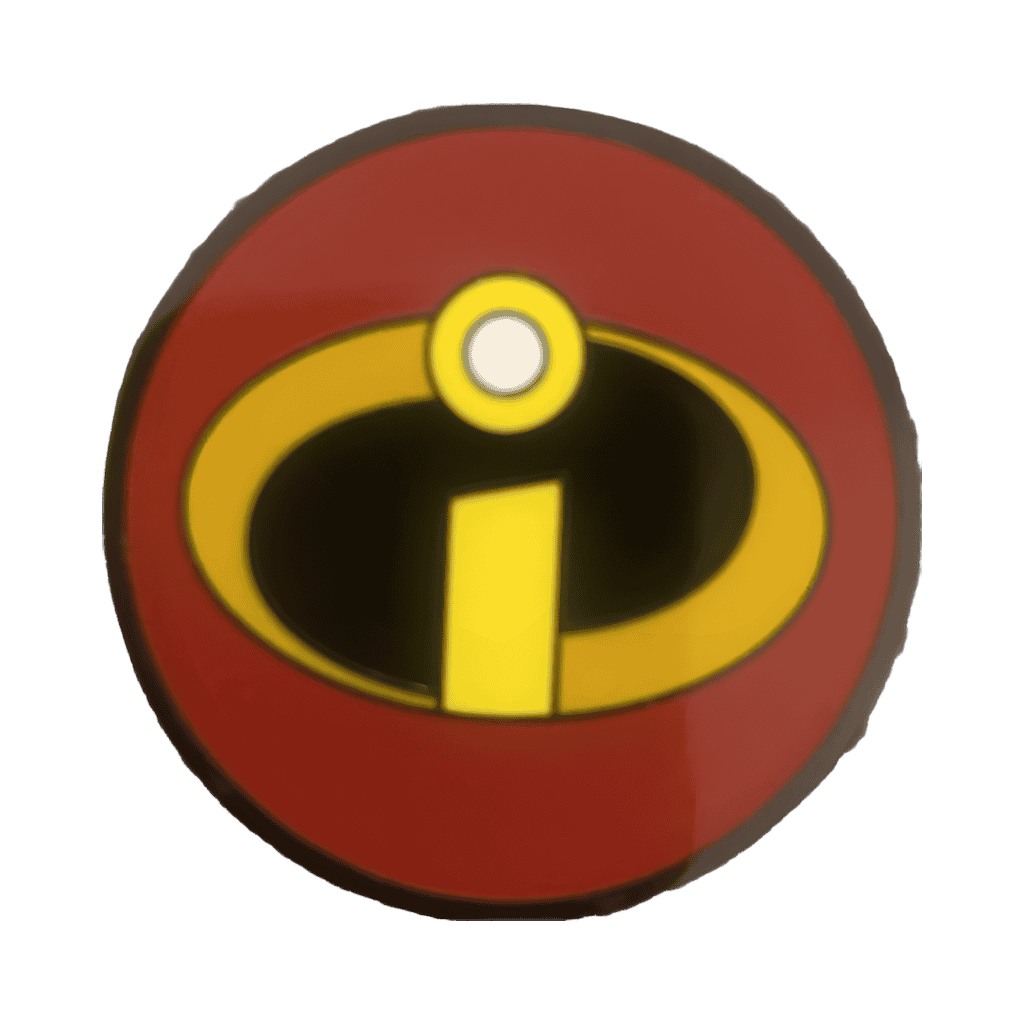 The Incredibles Logo Disney pin