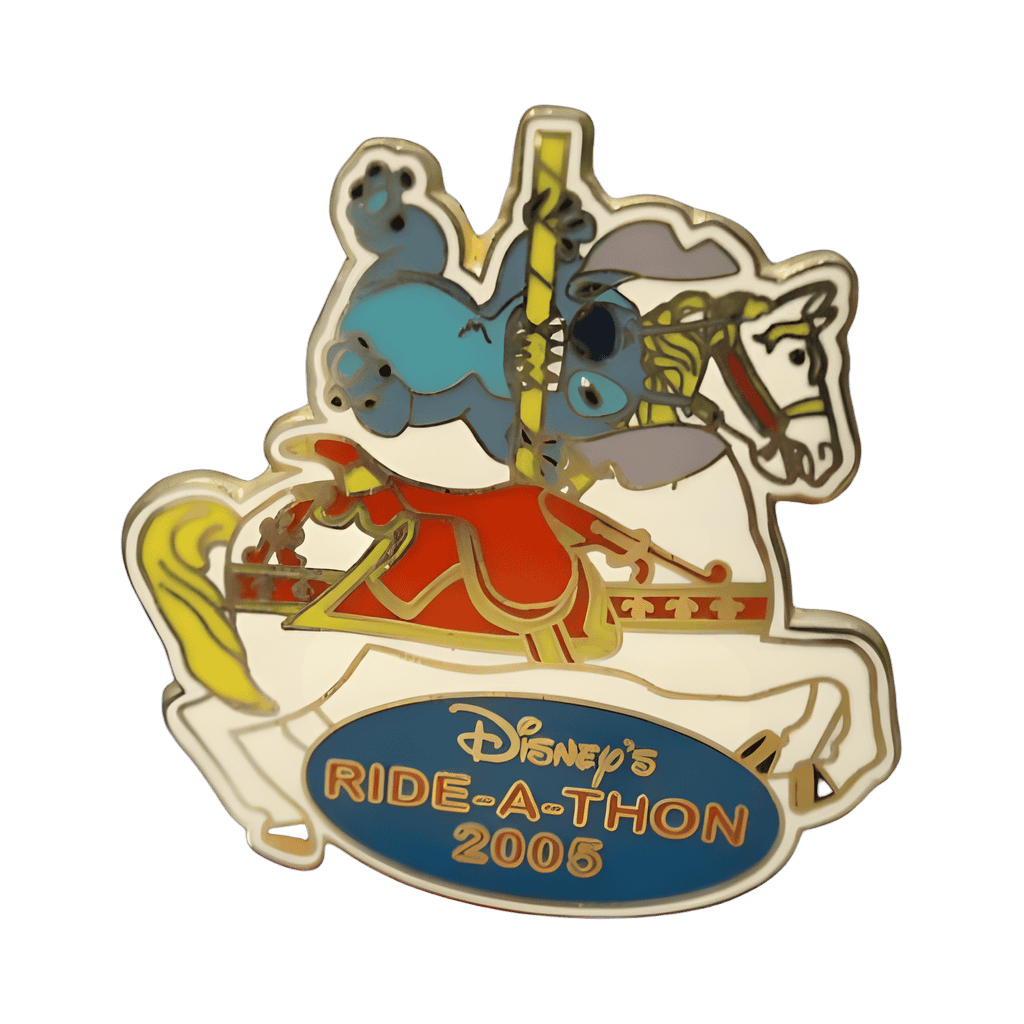 Stitch Biting a Carousel Pole Disney pin
