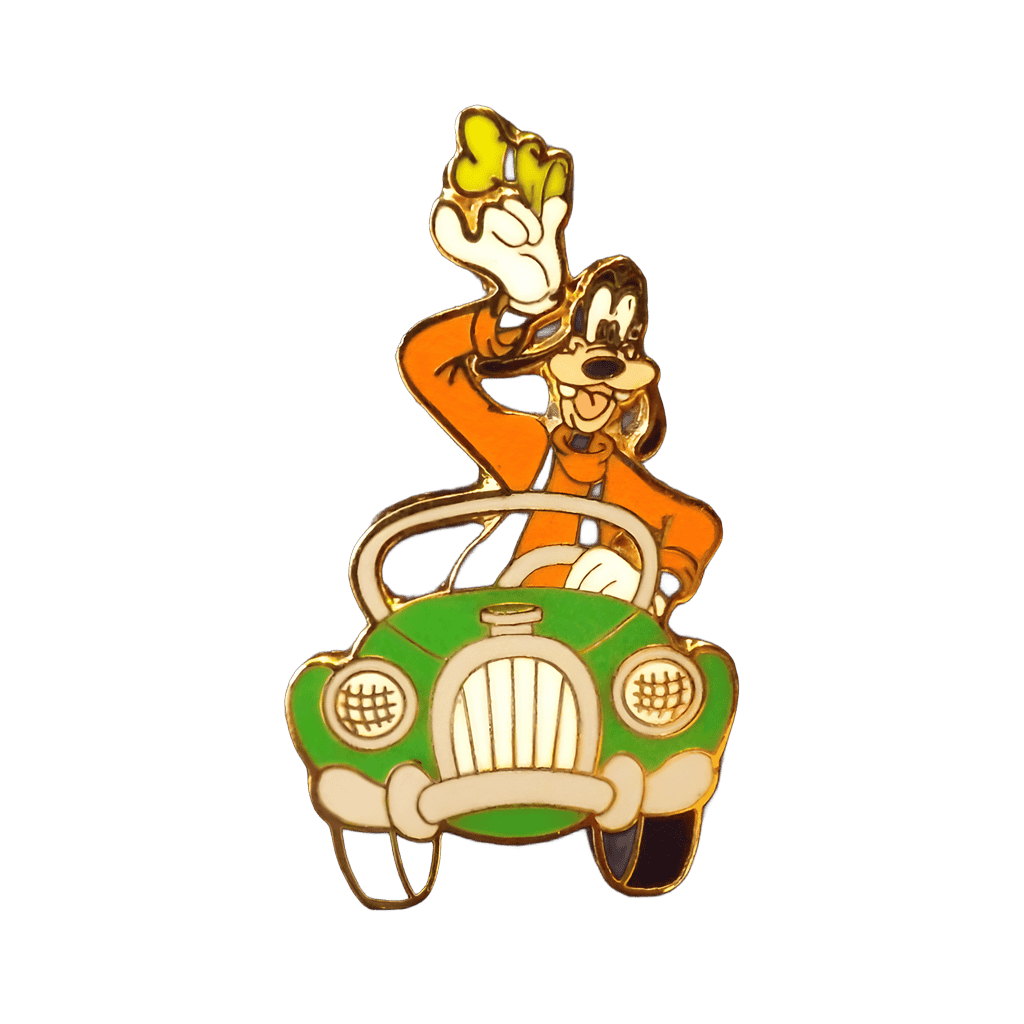 Goofy in Car Disney pin