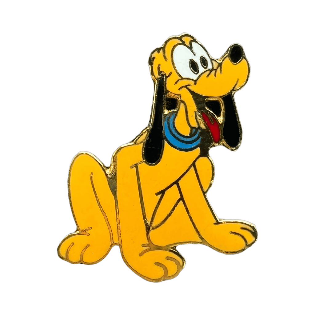 Pluto - Sitting - Blue Collar Disney pin