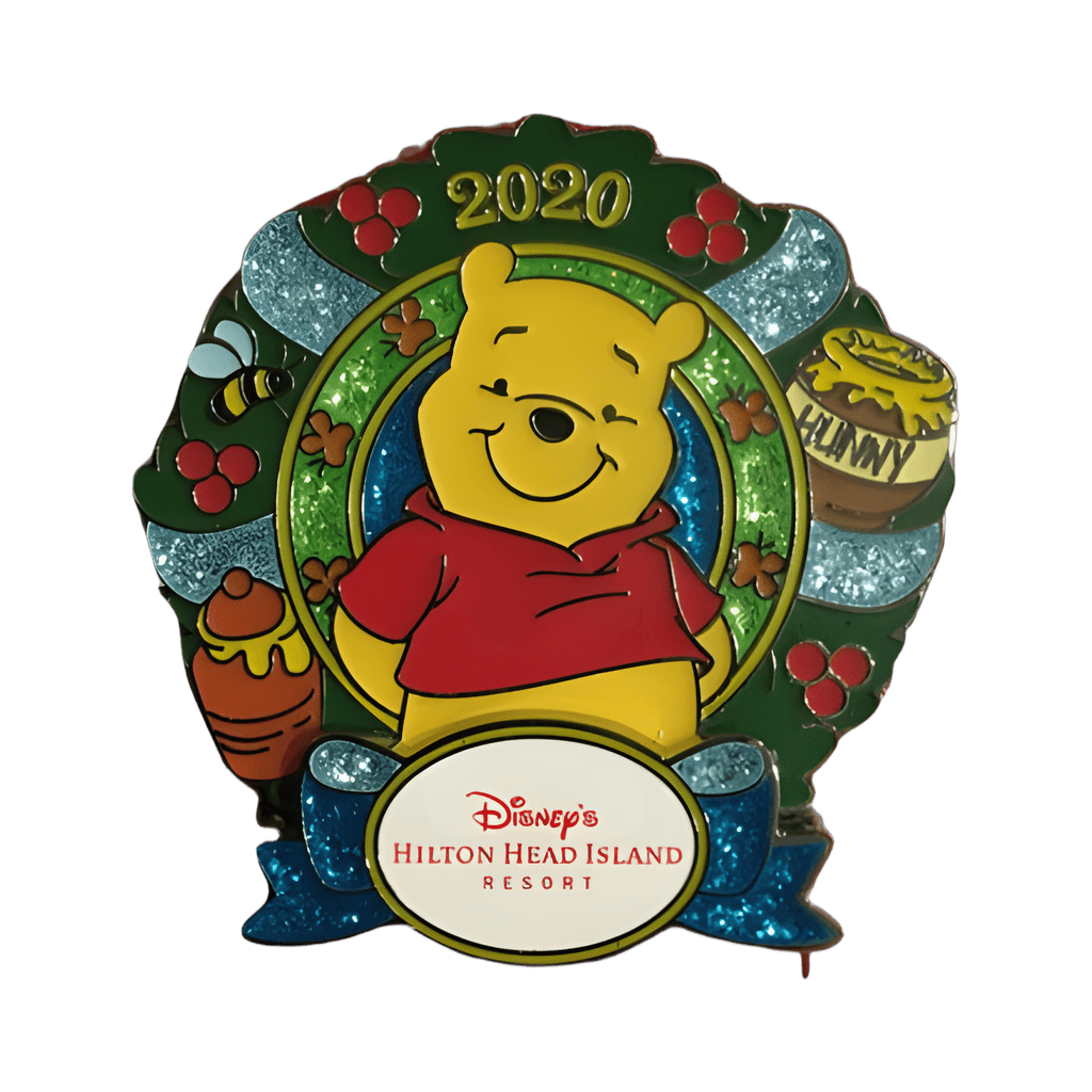 Hilton Head Island Resort - Winnie the Pooh Wreath Disney pin