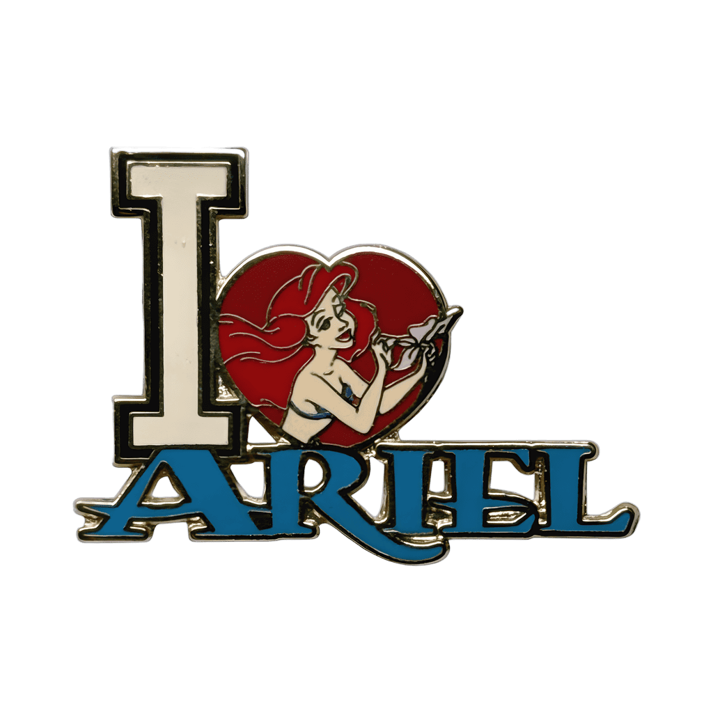 I Love (Heart) Ariel Disney pin