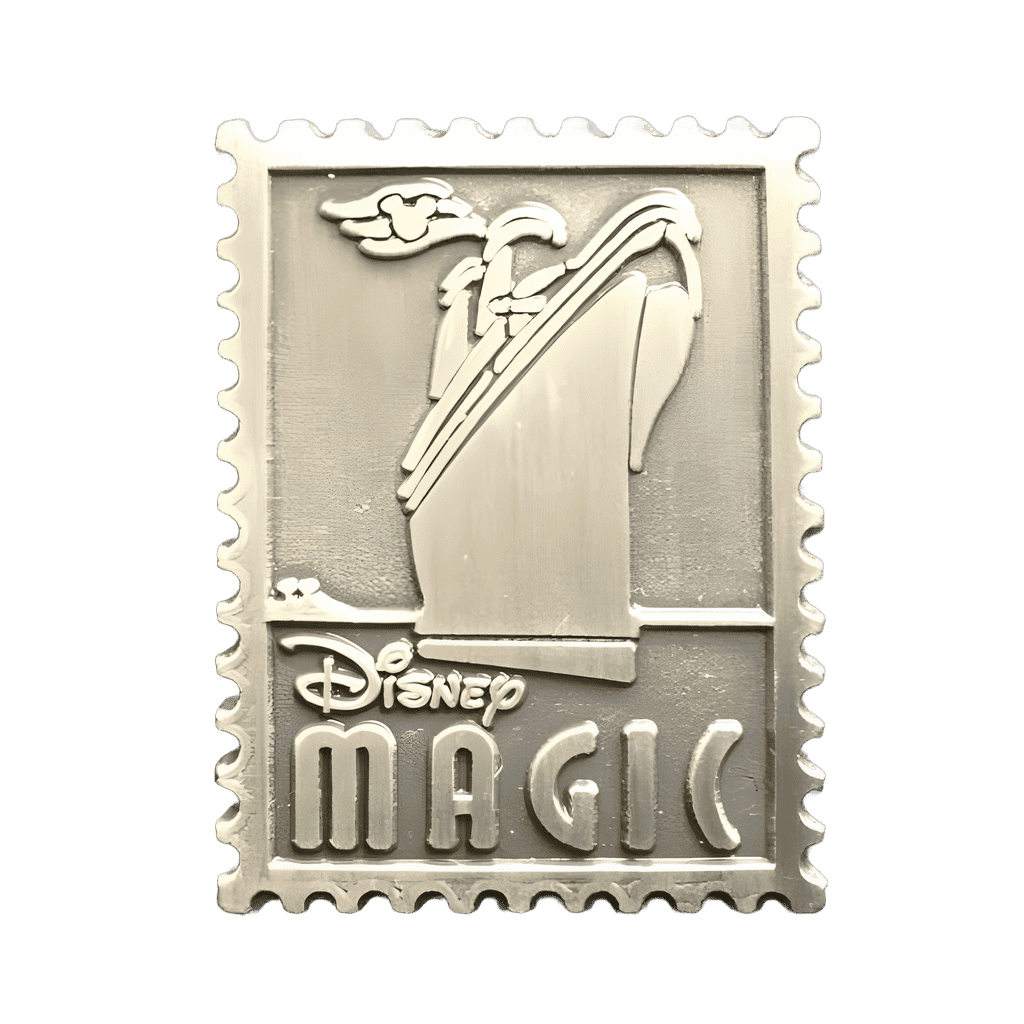 Magic Pewter Stamp Disney pin