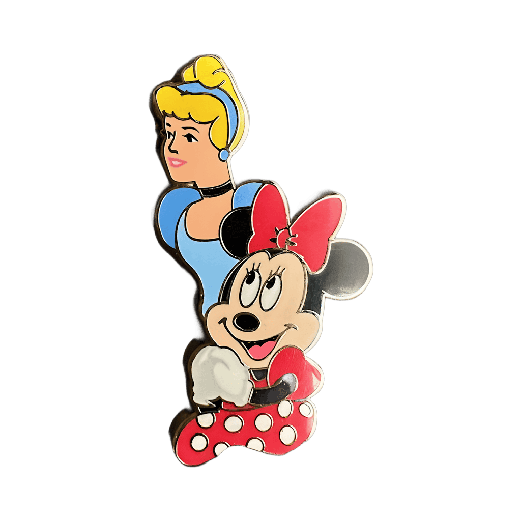Cinderella and Minnie Mouse Disney pin