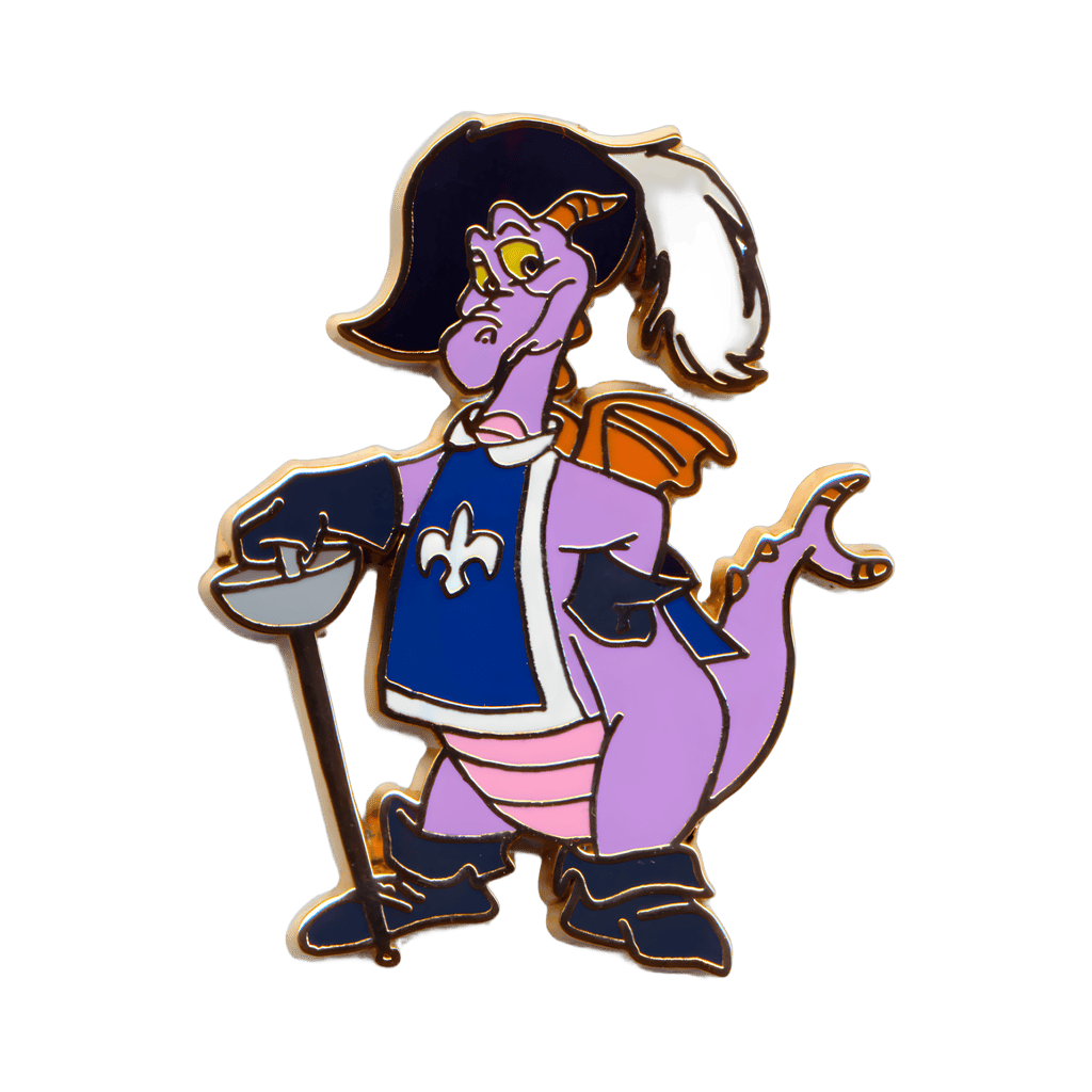 Figment Three Musketeer Disney pin