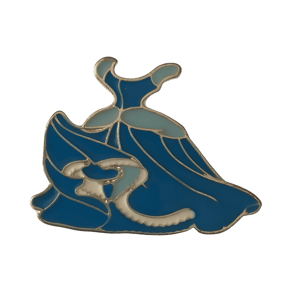 Cinderella's Dress in motion Disney pin