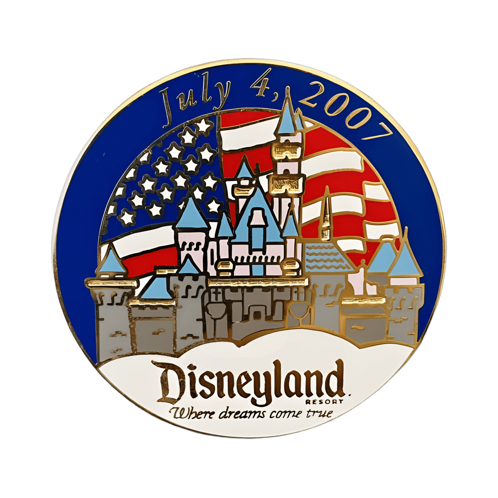 Sleeping Beauty Castle July 4, 2007 Disney pin