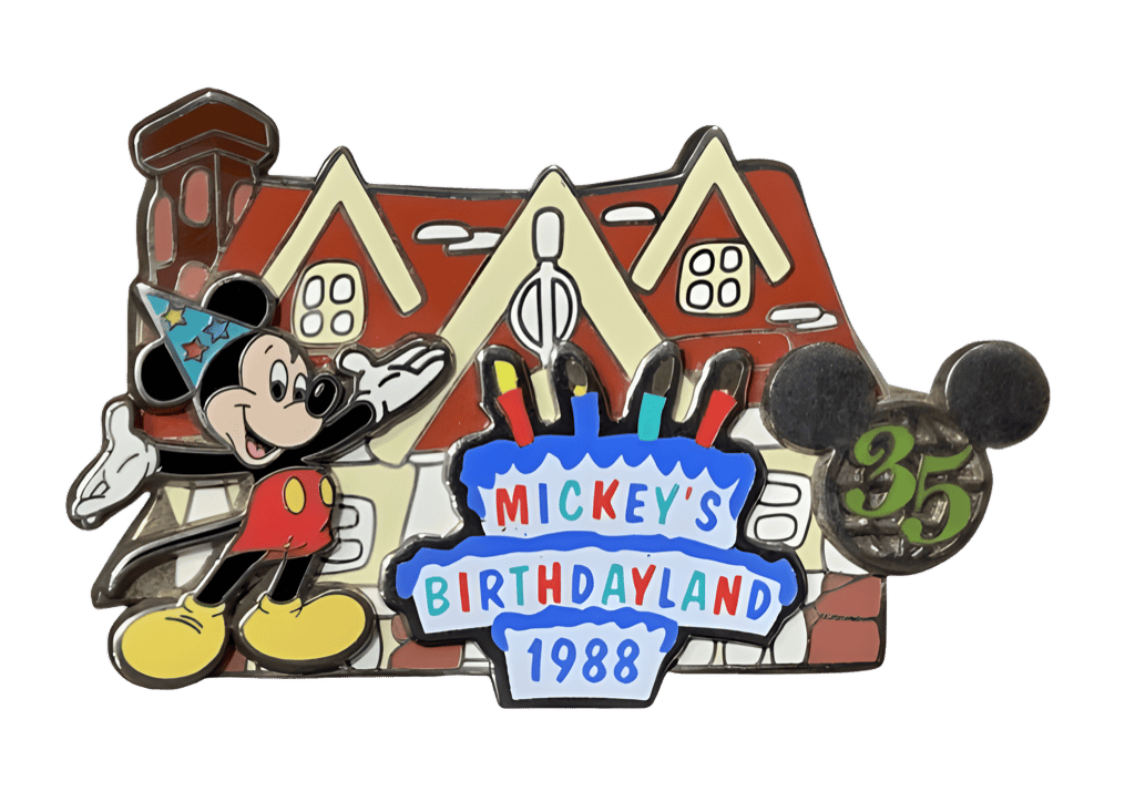 1988 - Mickey's Birthdayland Opens Disney pin